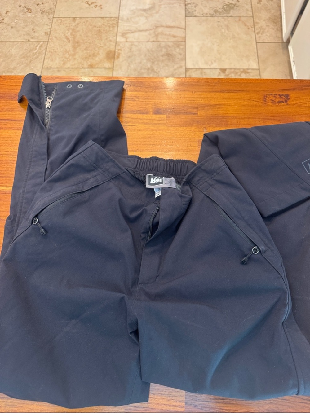 REI Men's black Outdoor Shell Pants